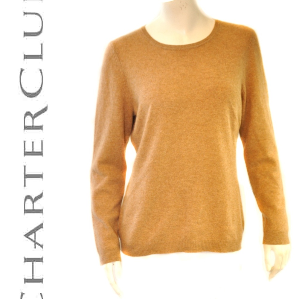 Charter Club Cashmere Crew-Neck Sweater